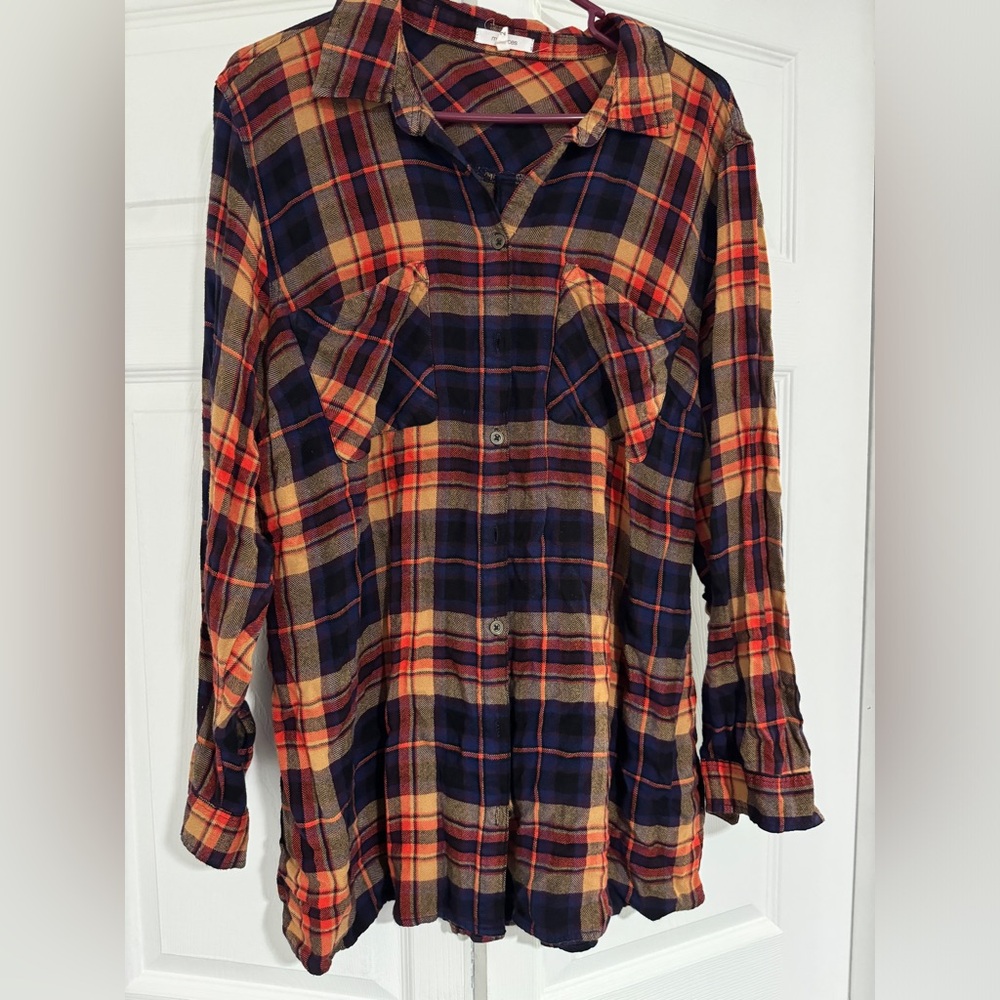 Maurice’s flannel top 2 plus